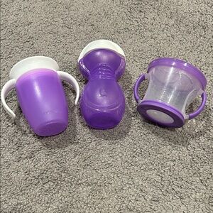 Munchkin Purple Toddler Cup and Snack Holder Set